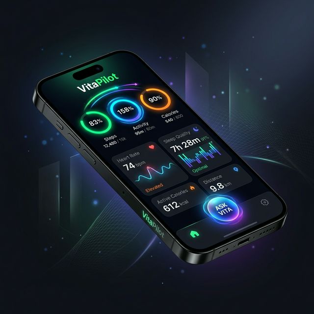 VitaPilot App Mockup